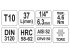 YATO Bit dugókulcs Torx 1/4" T10 CrV
