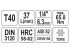 YATO Bit dugókulcs Torx 1/4" T40 CrV
