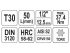 YATO Bit dugókulcs Torx 1/2" T30 CrV