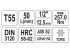 YATO Bit dugókulcs Torx 1/2" T55 CrV
