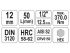 YATO Bit dugókulcs Imbusz 1/2" 12 mm CrV