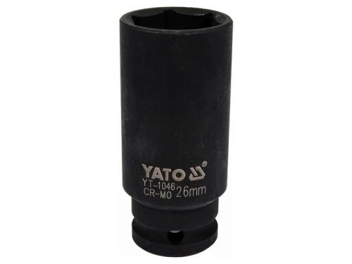 YATO Gépi hosszú dugókulcs 1/2" 26 mm CrMo