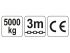 YATO Láncos emelő 5000 kg 3 m
