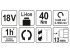 YATO Akkus fúrócsavarozó 40 Nm Japán motorral 18 V Li-Ion (akku + töltő nélkül)